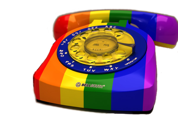 rainbow telephone